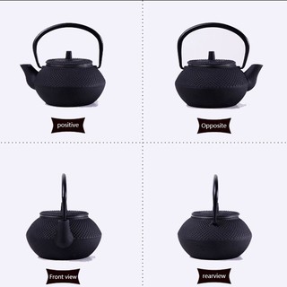 Ấm Trà Sắt Màu Đen 300ml