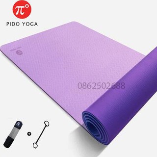 Thảm tập Yoga PIDO Chất liệu TPE 6mm Cao Cấp – Tặng kèm túi đựng