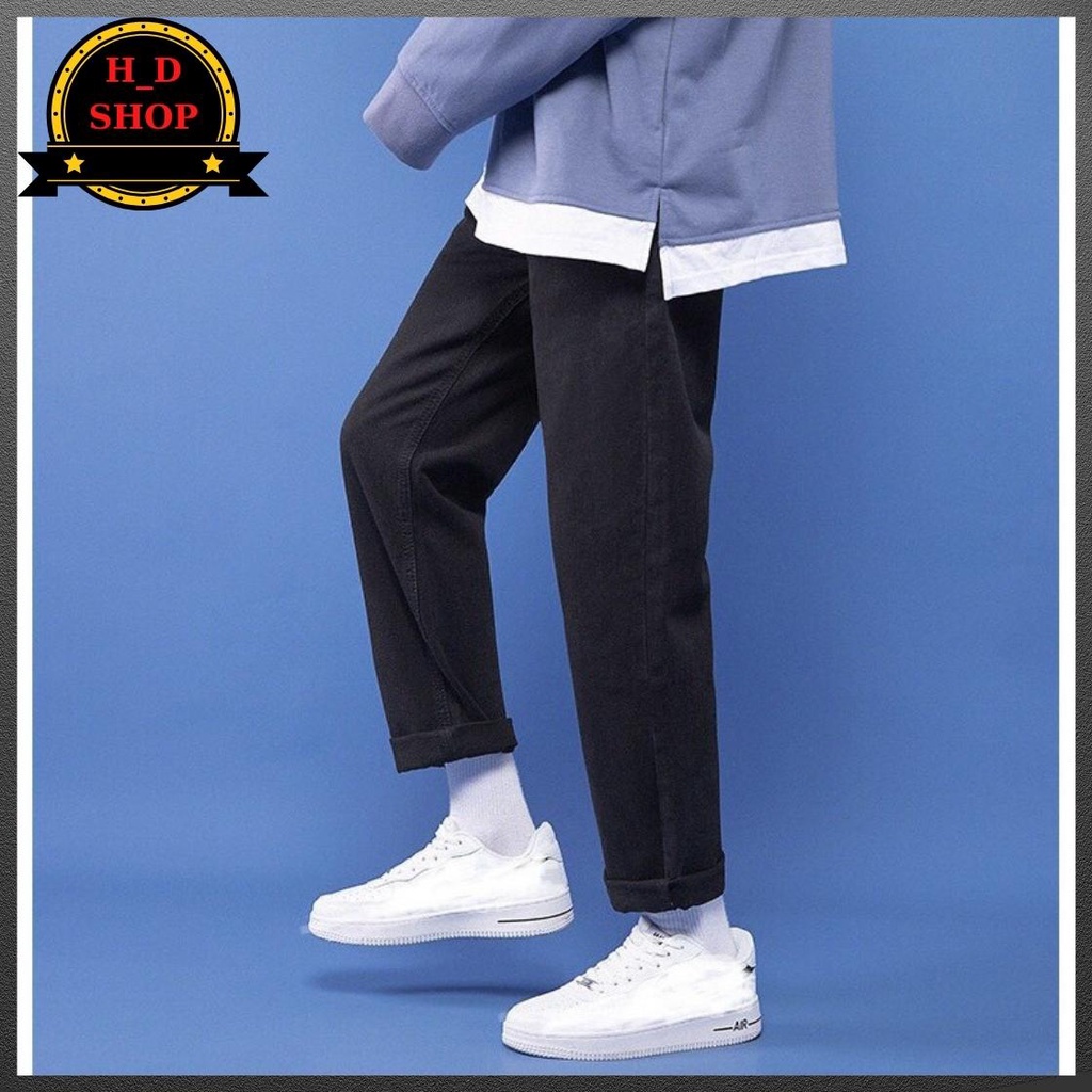 Quần jeans Baggy rộng trơn ống suông nam (Q4 ) cam kết Giặt không phai màu - HÀNG CAO CẤP LOẠI 1 | BigBuy360 - bigbuy360.vn