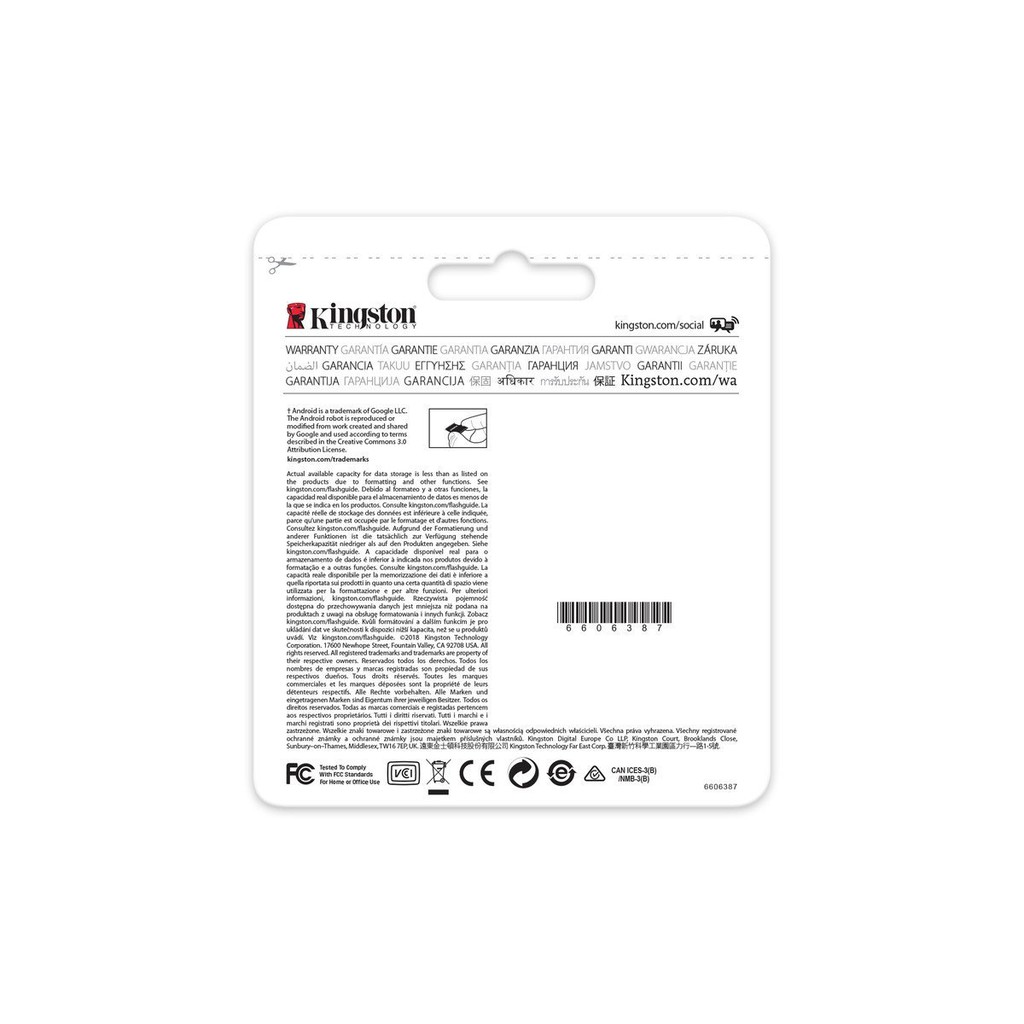 Thẻ nhớ Kingston 64Gb MicroSD Class 10 UHS-1 và đầu chuyển | BigBuy360 - bigbuy360.vn
