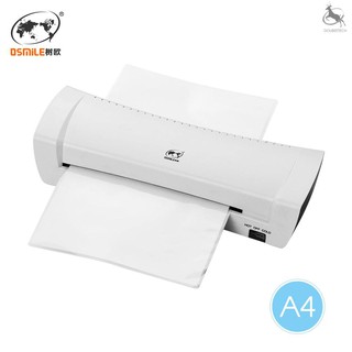 Máy cán mỏng nóng và lạnh OSMILE SL200 hai cuộn cỡ A4 cho hình ảnh/tài liệu/thẻ sử dụng tại nhà/ văn phòng/ trường học