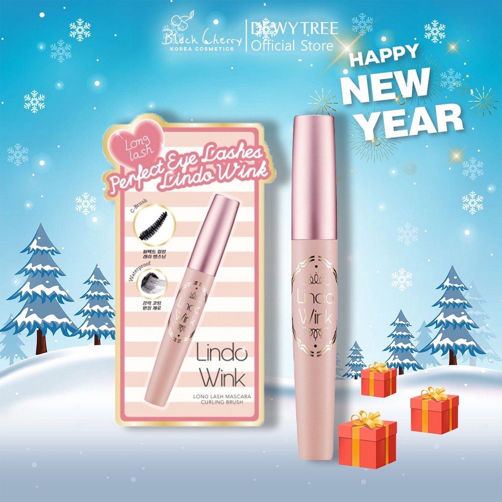 Chuốt mi tạo độ dài chống vón cục không trôi Dewytree Lindo Wink Long Lash Mascara 6g