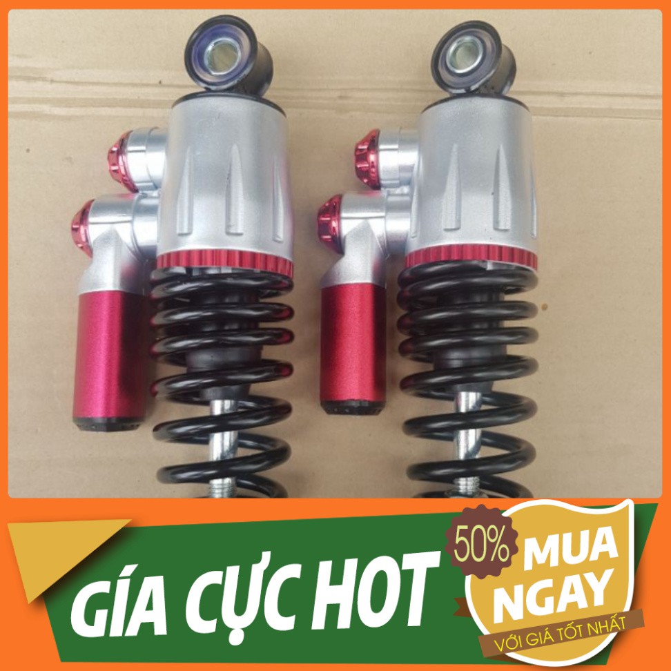 [GIÁ RẺ NHẤT] Phuộc sau có bình dầu Đỏ Bạc Xe Đạp Điện ĐẠI_KA.SHOP