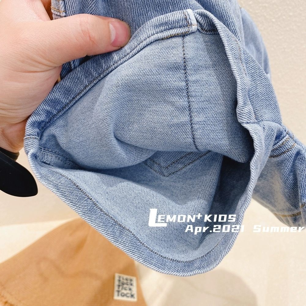 [Babycat] Hàng Có Sẵn Quần Jean Ngắn Phong Cách Hàn Quốc Nhật Bản Hàn Quốc Thời Trang Mùa Hè Kiểu Mới Dành Cho Bé Gái 2022