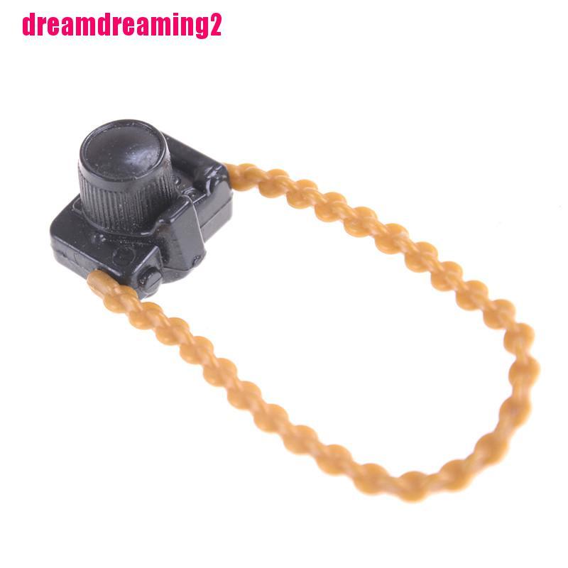 Mô Hình Máy Ảnh Mini Bằng Nhựa Thời Trang Cho Búp Bê BJD