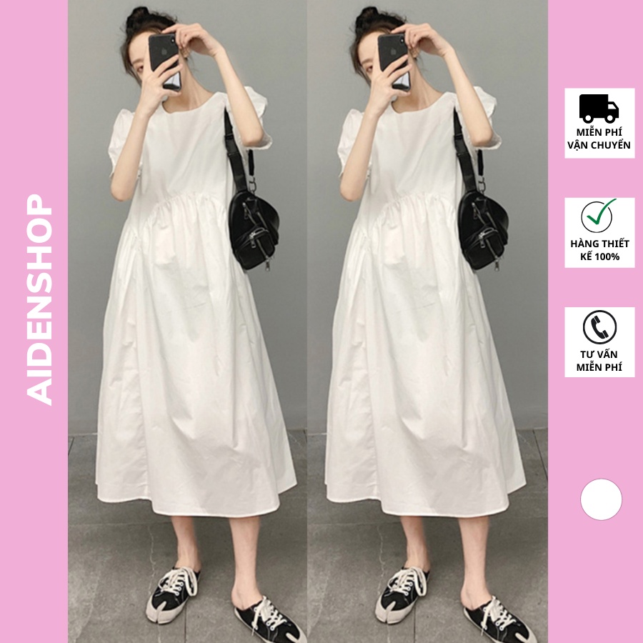 Váy bầu thiết kế mùa hè Aidenshop đầm bầu công sở xinh