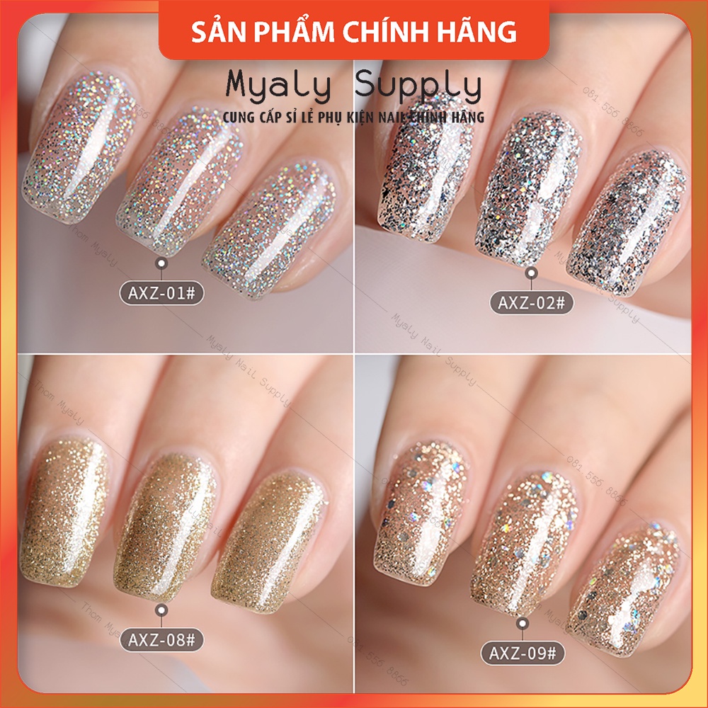 Set Sơn AS Nhũ Chai Đỏ Nắp Nhọn 9 Chai Cao Cấp AXZ SP000814