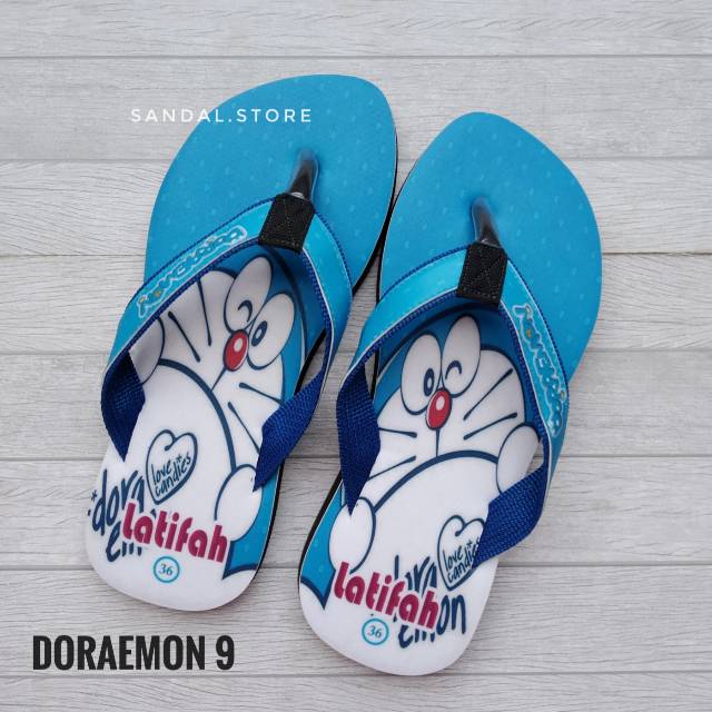 Doraemon Giày Sandal In Tên Nhân Vật Hoạt Hình Doremon Dễ Thương Cho Bé