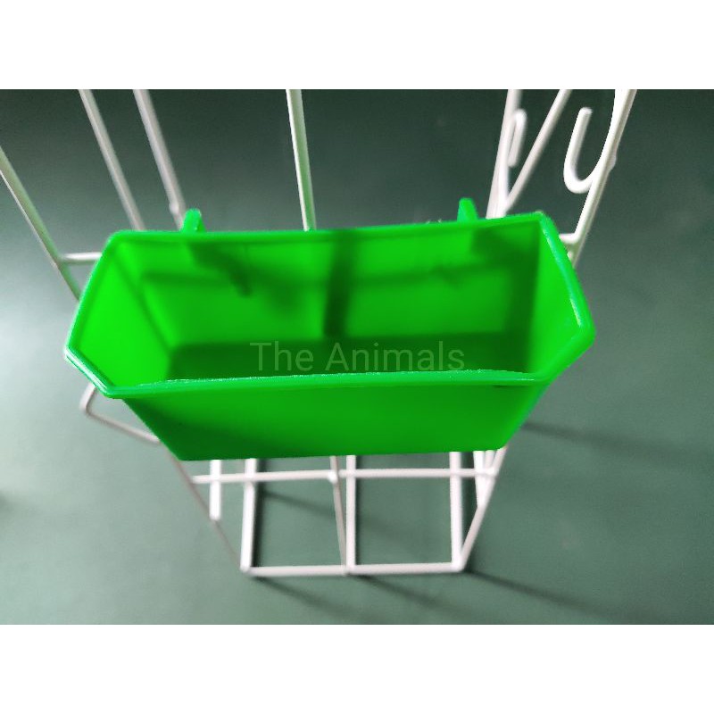 Máng đựng thức ăn cho chim bồ câu, gà, chim các loại 12x5cm