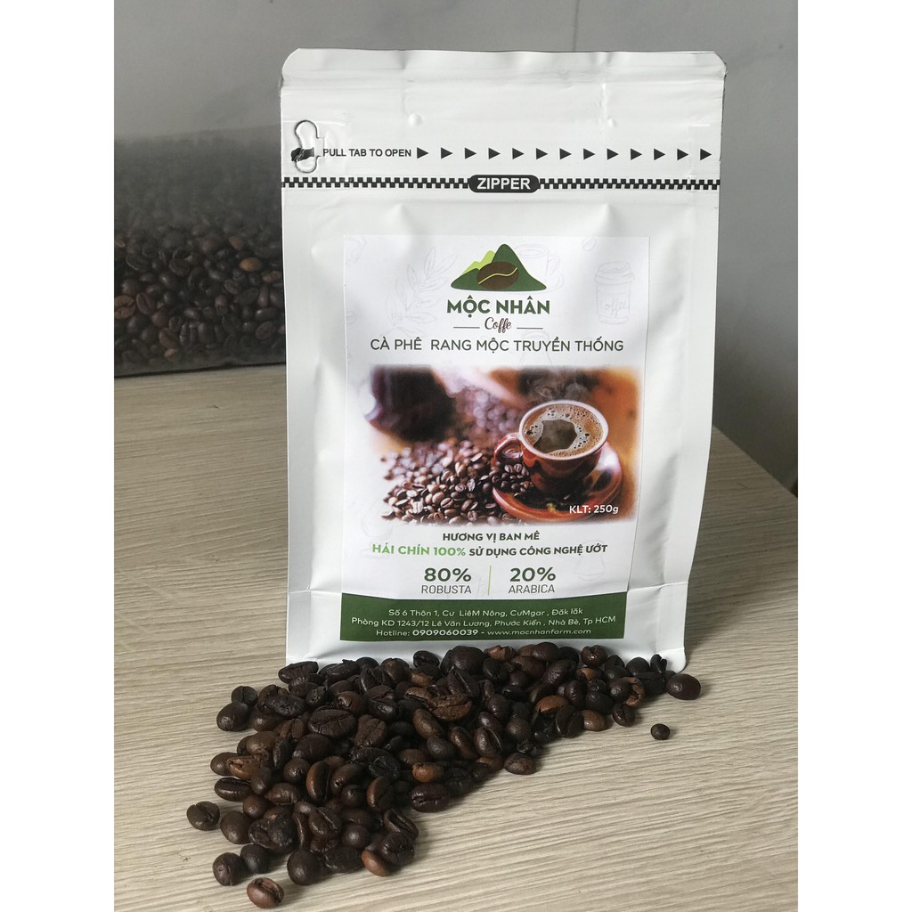 CÀ PHÊ RANG MỘC- Nguyên Chất   MỘC NHÂN - 250 gr