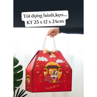 5 túi giấy đựng cookies - kẹo - mứt tết....