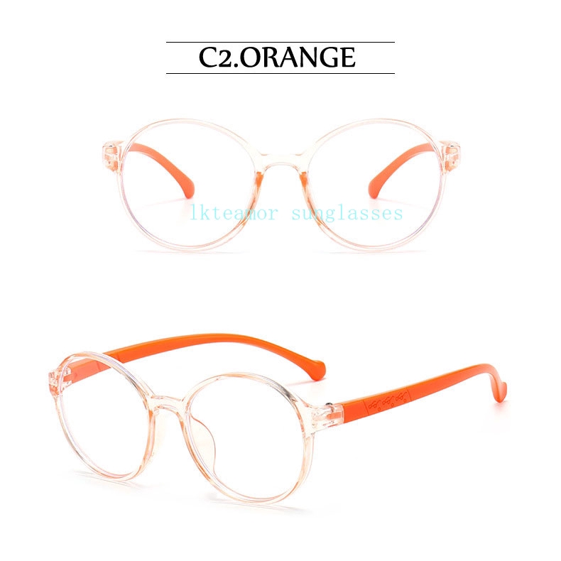 Mắt Kính Gọng Tròn Chống Ánh Sáng Xanh Cho Bé