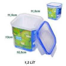 Hộp nhựa đựng thực phẩm happy lock khóa 4 chiều 1200ml