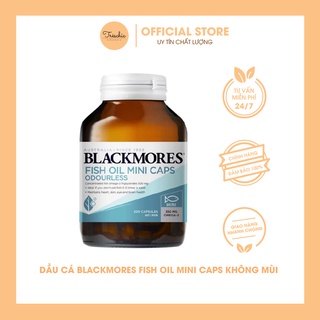 Dầu Cá Blackmores Fish Oil Mini Caps Không Mùi