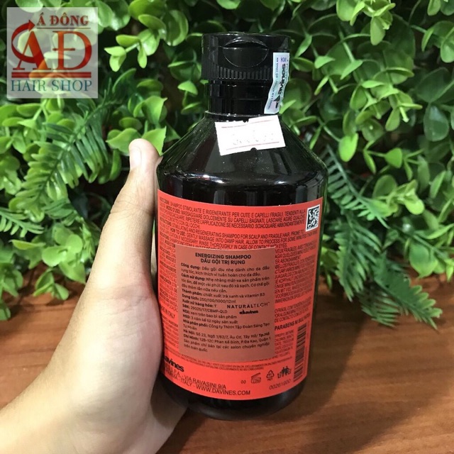 [Chính hãng] [Siêu rẻ] Dầu gội chống rụng tóc Davines Naturaltech Energizing shampoo 250ml