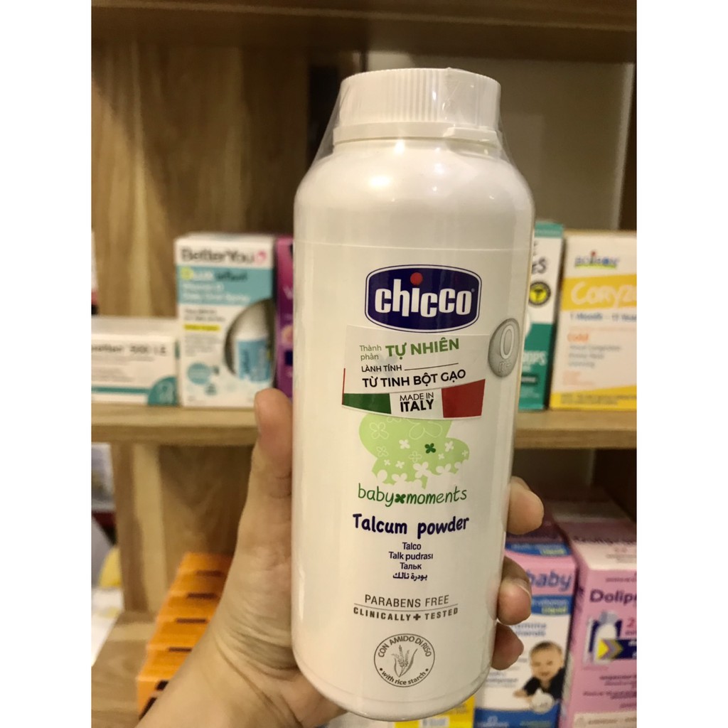 Phấn Rôm Tinh Bột Gạo CHICCO Ý 150G