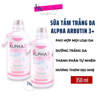 Sữa tắm trắng da alpha arbutin 3 plus, sữa tắm dưỡng ẩm thái lan 350ml