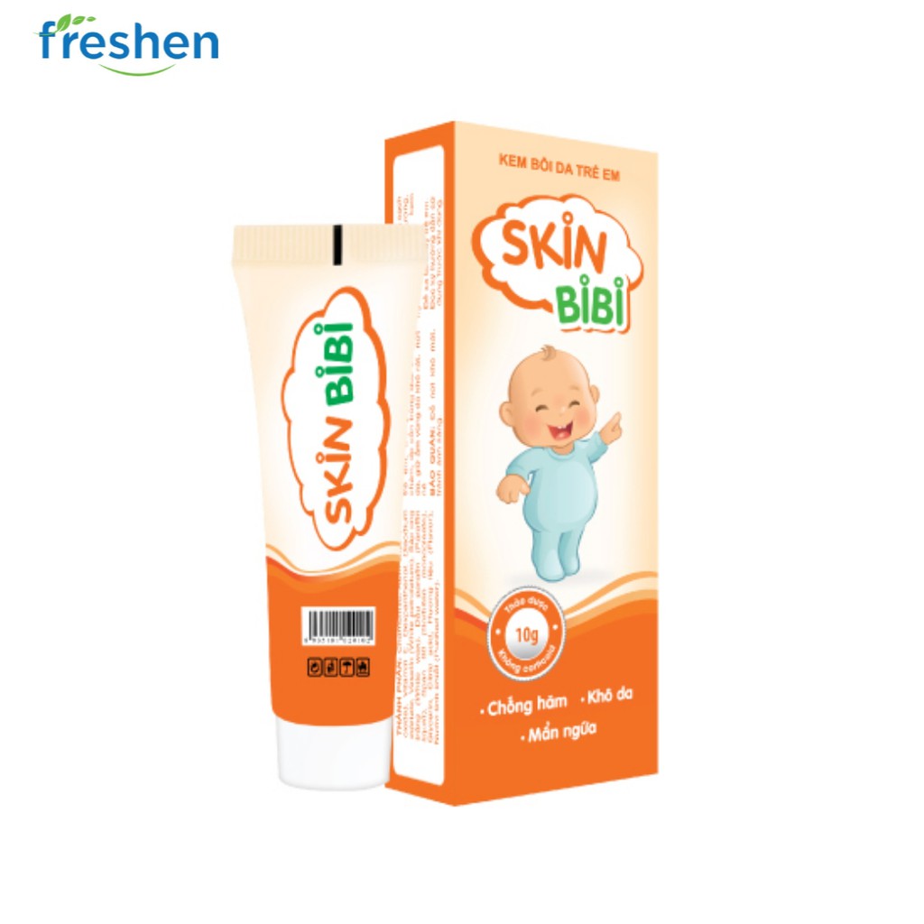 Skinbibi 10g kem bôi da thảo dược trị muỗi đốt, hăm tả, rôm sảy hiệu quả cho bé