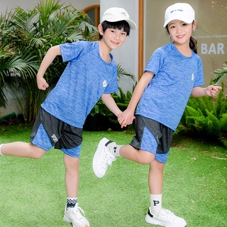Set đồ thể thao YAOEENH gồm áo thun tay ngắn và quần dài thời trang mùa hè cho bé