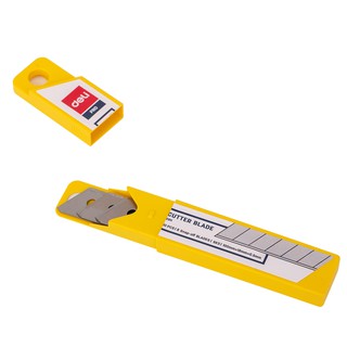 Lưỡi dao rọc giấy DELI, cỡ lớn, (10 chiếc lưỡi/hộp) E2011