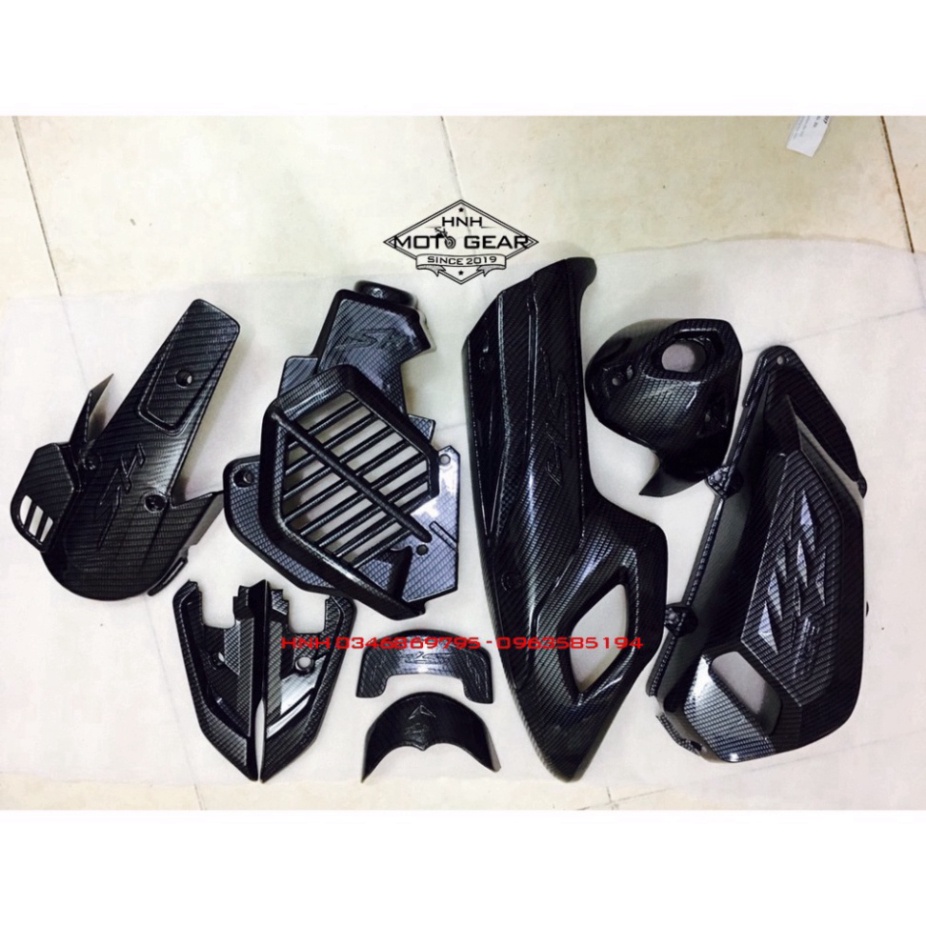 Ốp Carbon Cho SH 2017 - 2019 Artista Chính Hãng 11 Món
