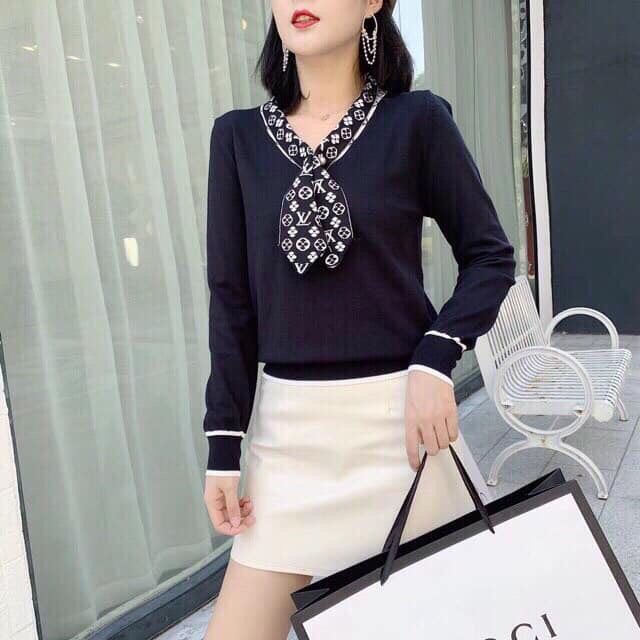 Áo len nơ nhiều màu xịn sò | BigBuy360 - bigbuy360.vn