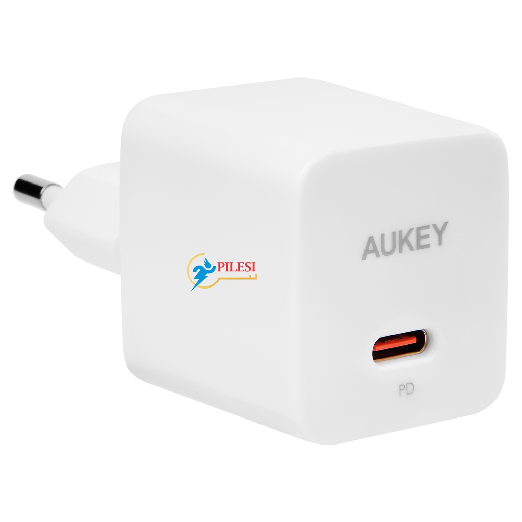 ✅  Củ sạc nhanh AUKEY PA-Y20S PD 20W cổng type C cho iphone, ipad và android
