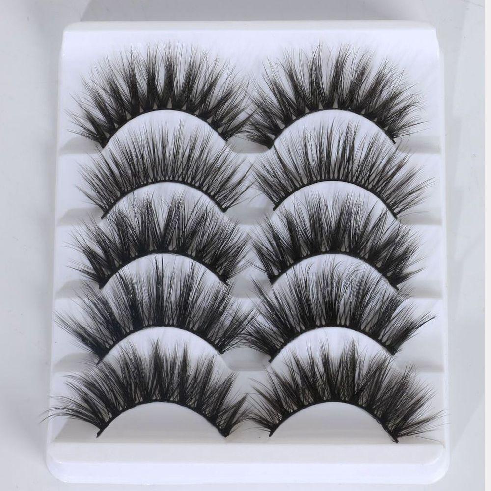 OCEANMAP Cặp Lông Mi Giả 3D Mềm Mại Tự Nhiên