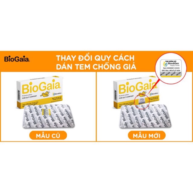 ✅[CHÍNH HÃNG][Mẫu mới] Viên nhai Biogaia: men vi sinh giúp tăng cường hấp thu và miễn dịch