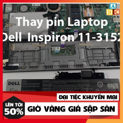 [Mã 273ELHA100K0 hoàn 7% đơn 500K] (ẢNH THẬT) Pin Dell Inspiron 15 7568, 15-7568, GK5KY (11.1V - 43WH) HÀNG ZIN