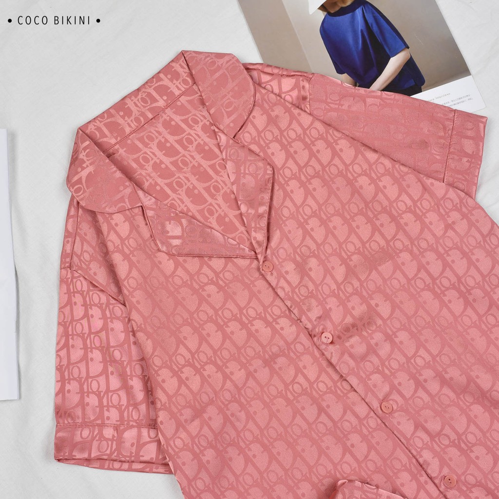 𝑪𝑶𝑪𝑶 𝑩𝑰𝑲𝑰𝑵𝑰 Bộ Đồ Ngủ - Đồ Mặc Nhà Lụa Gấm ( VCD7007 ) | BigBuy360 - bigbuy360.vn