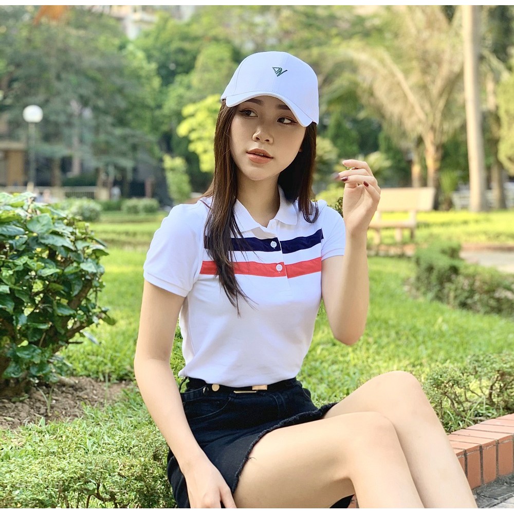 Áo thun polo nữ DARNELL chất cotton thông thoáng bền đẹp DN1900