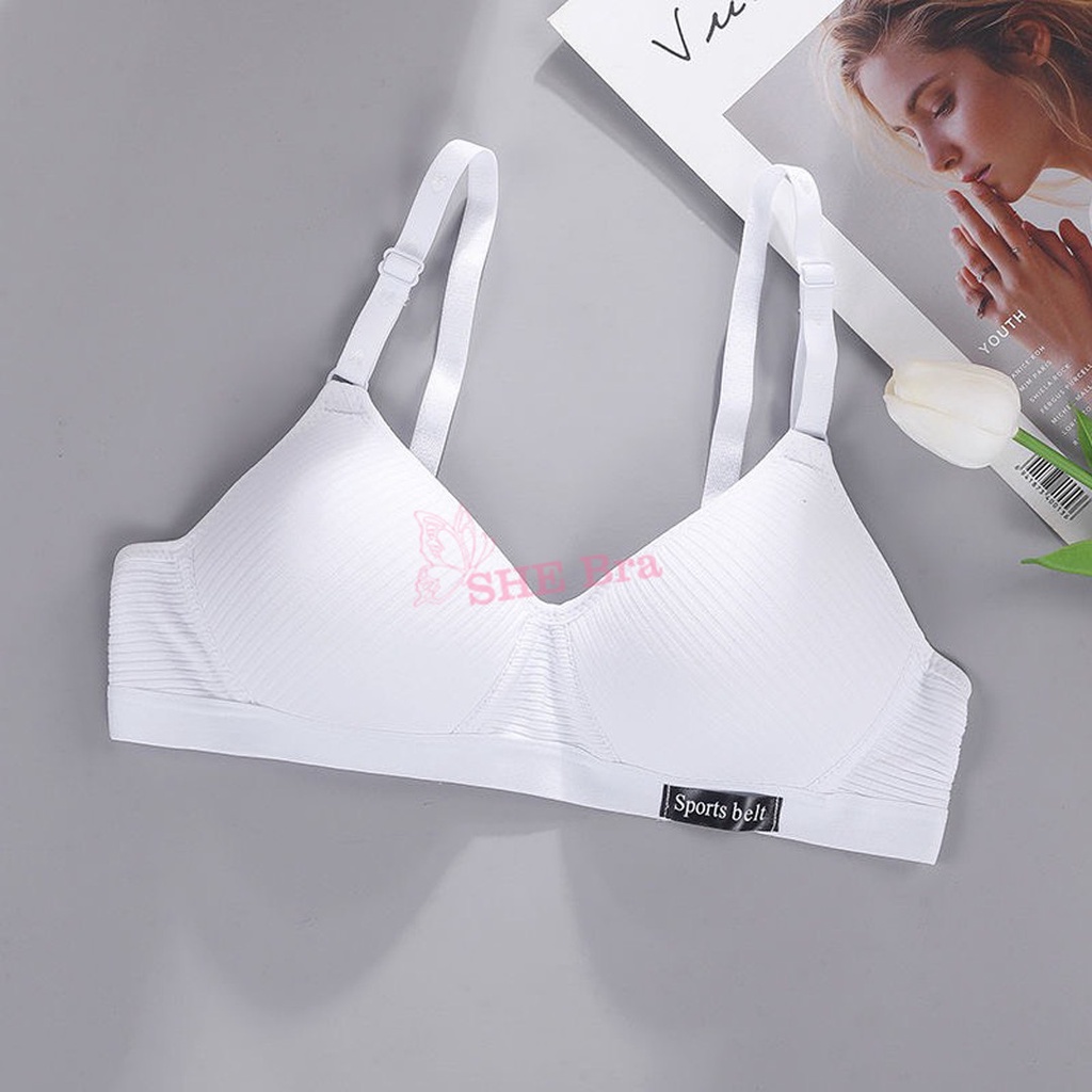 Áo Bra Sport belt Áo Lót Ngực Nữ Sinh Không Gọng Chất Cotton Co Giãn 4 Chiều Mềm Mại ALO03 | BigBuy360 - bigbuy360.vn