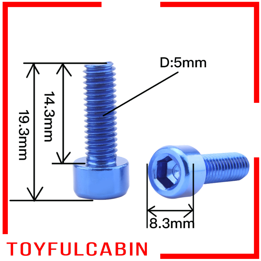 Bộ 8 Bu Lông Ốc Vít Cho Xe Đạp