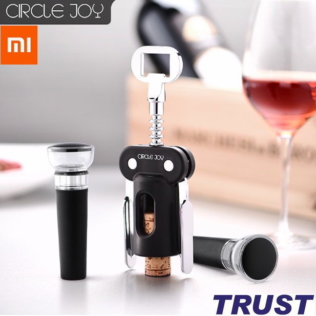 Dụng cụ mở nắp nút chai rượu vang Xiaomi Circle Joy CJ-KP04 cao cấp - Hàng Chính Hãng