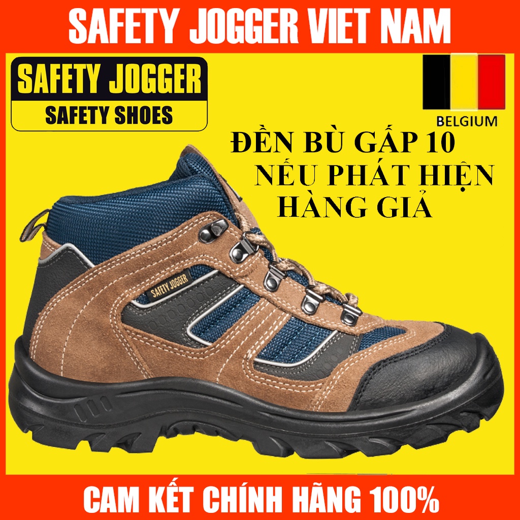 [CHÍNH HÃNG] Giày Bảo Hộ Lao Động Safety Jogger X2000 Cao Cổ