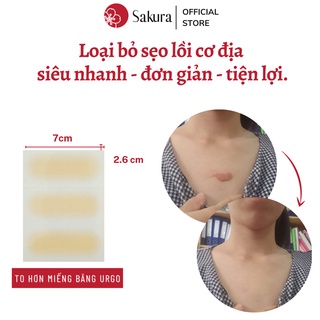 Miếng dán che sẹo lồi cơ địa SakurTape Nhật Bản siêu mỏng, tiện lợi