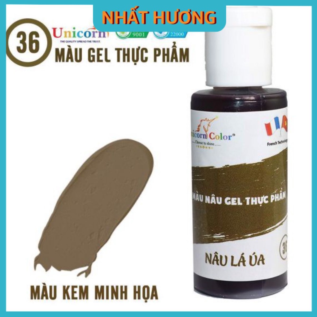 Màu Gel Nâu Lá Úa Unicorn D36 28gr