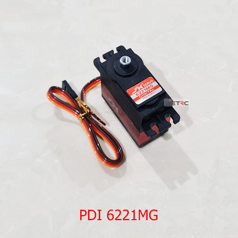 Servo JX PDI-6221MG (Metal Gear) bản thường và kháng nước