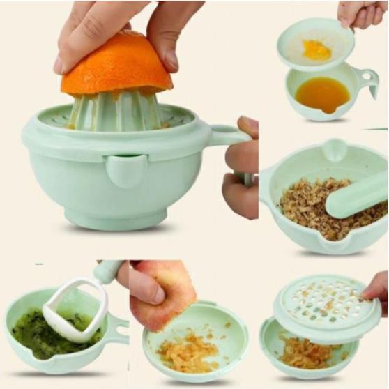 Bộ chế biến ăn dặm kiểu Nhật cho bé 9 dụng cụ