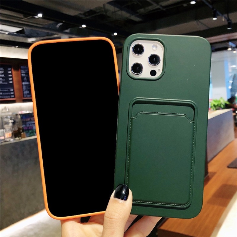 ốp có ngăn đựng chống bẩn i Phone