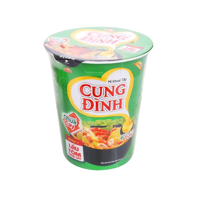 MÌ KHOAI TÂY CUNG ĐÌNH LẨU TÔM CHUA CAY, 65G/ LY