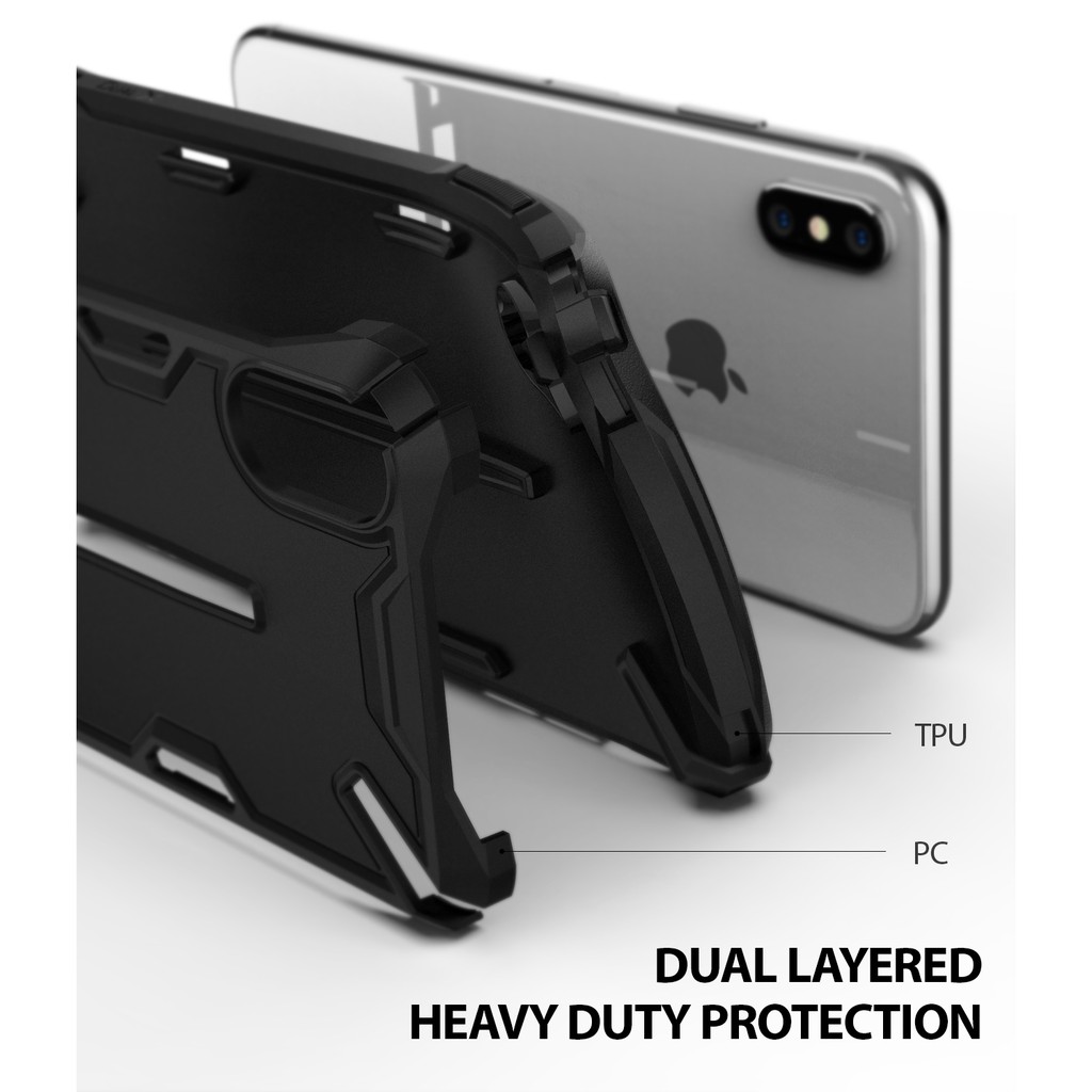 Ringke Dual-X, iPhone XS Max XR [Dual-X] [Dual-X Design] Ringke Case Nắp điện thoại chống sốc chống va đập hạng nặng