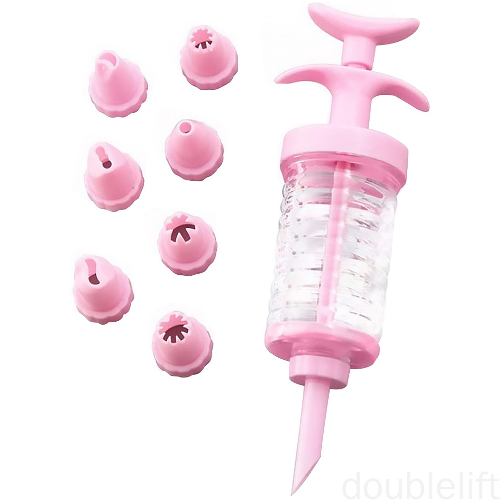 Dụng cụ khuôn nén bơm kem trang trí bánh quy với đầu bơm