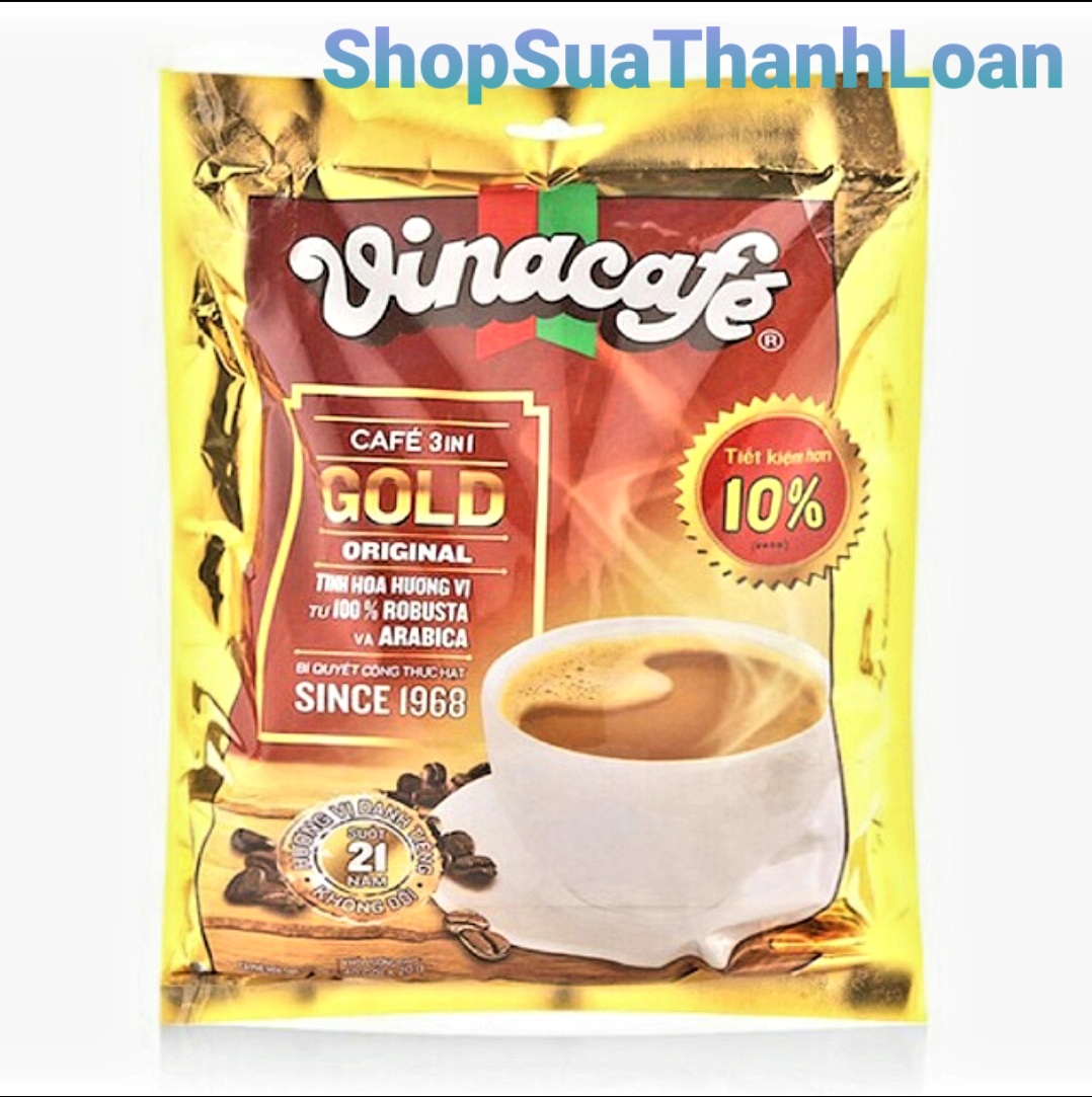 [HSD T4-2023] Cà Phê Hòa Tan 3 in 1 Vinacafé Gold Original Bịch 480g | BigBuy360 - bigbuy360.vn