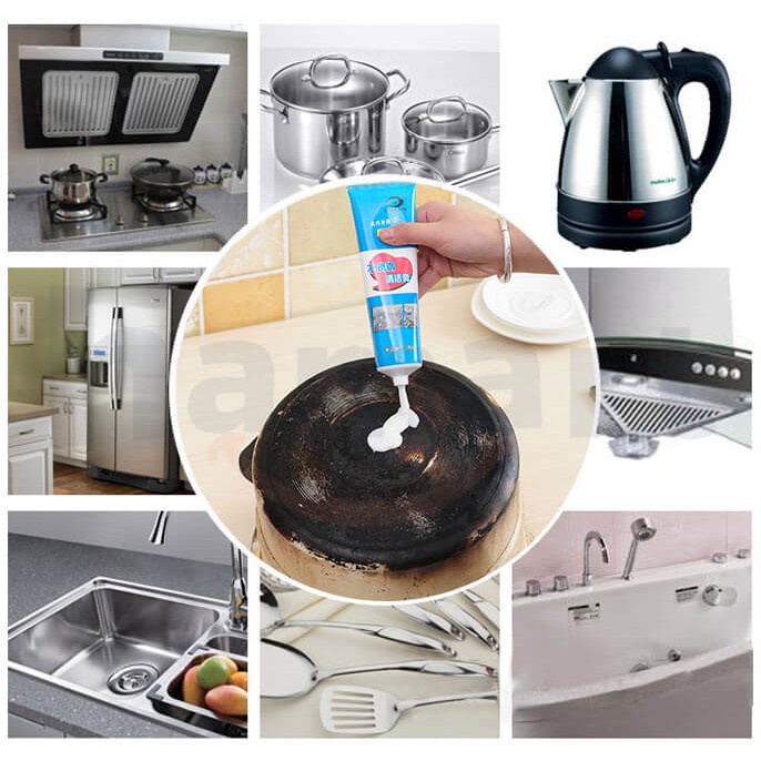 Kem tẩy rửa làm bóng xoong nồi, đồ dùng kim loại, inox 180g