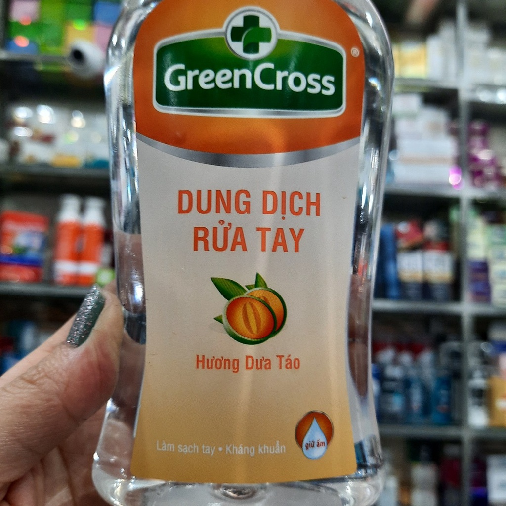 Dung dịch rửa tay Green Cross hương dưa táo 250ml