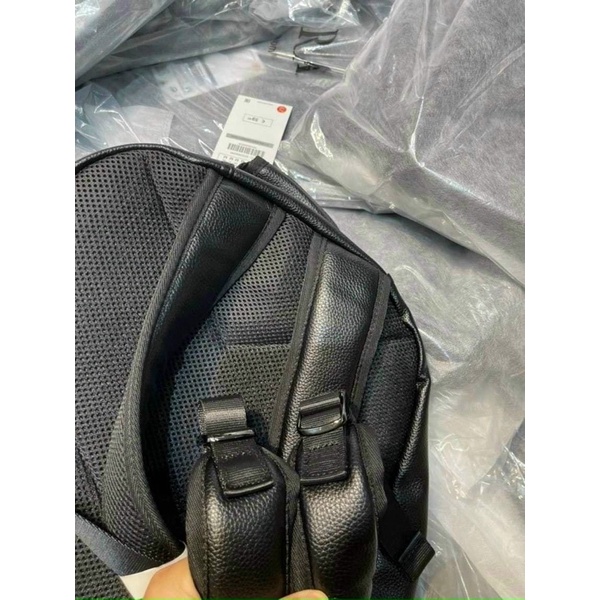 TNS - Balô form vuông siêu hottrend ZR backpack-chất da mềm cao cấp-màu đen classic