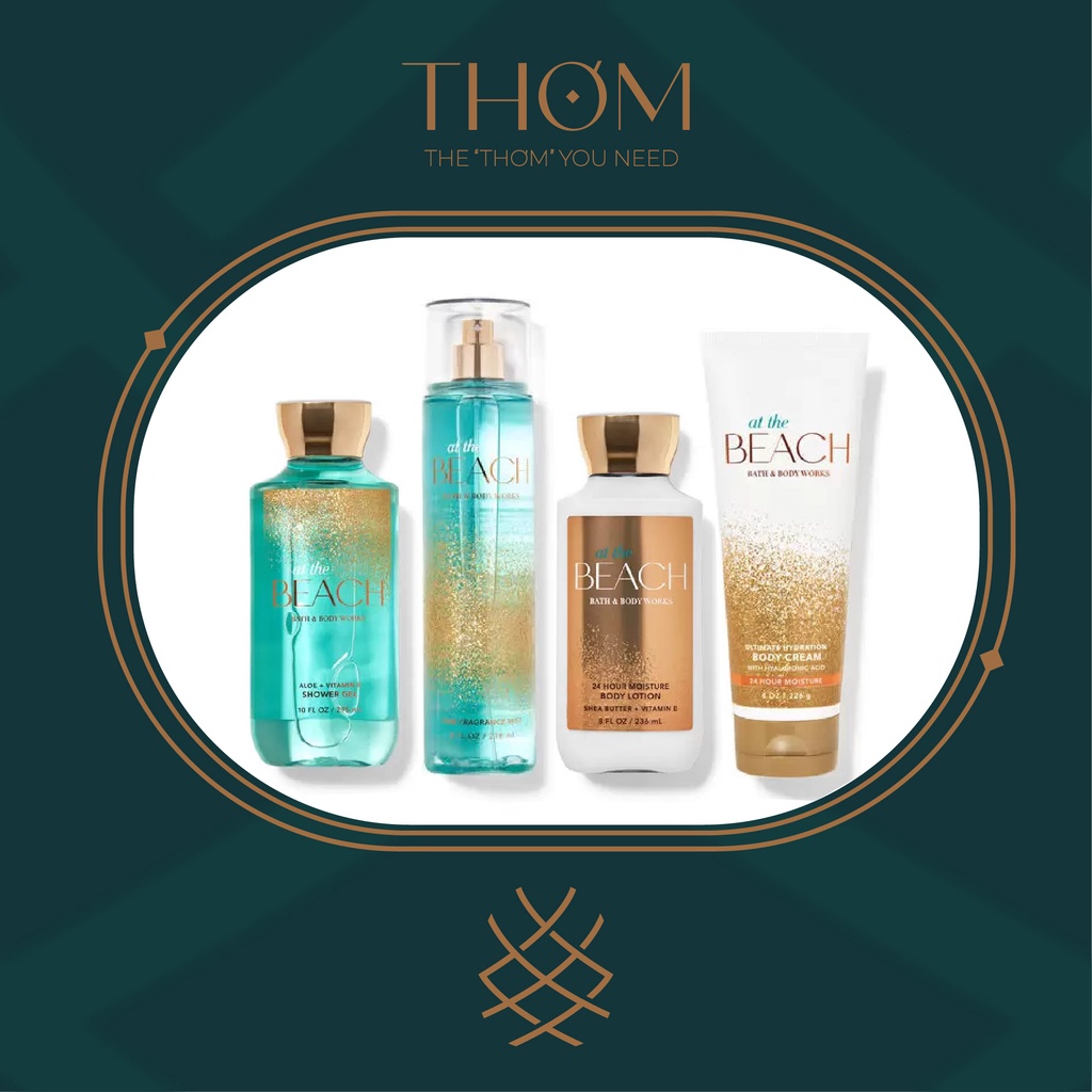 AT THE BEACH | Sản Phẩm Tắm Dưỡng Xịt Thơm Toàn Thân Bath & Body Works
