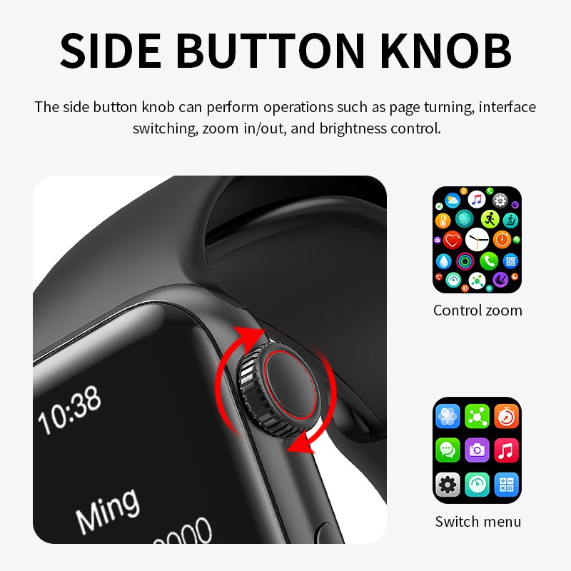 Đồng hồ thông minh chống nước s6 mini / X16  đồng hồ thông minh mini nữ hw12 s6 pro bluetooth call Smartwatch 40mm pin trâu tùy chỉnh mặt series 6 watch6 thể thao phát hiện sức khỏe nhịp tim theo dõi thể dục theo dõi PK w46 w26 f28